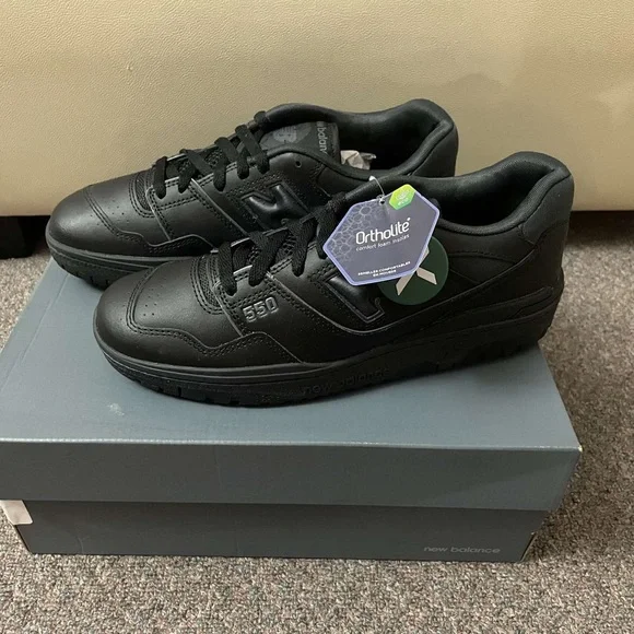 New balance 550 Triple Black - Picture 1 of 6